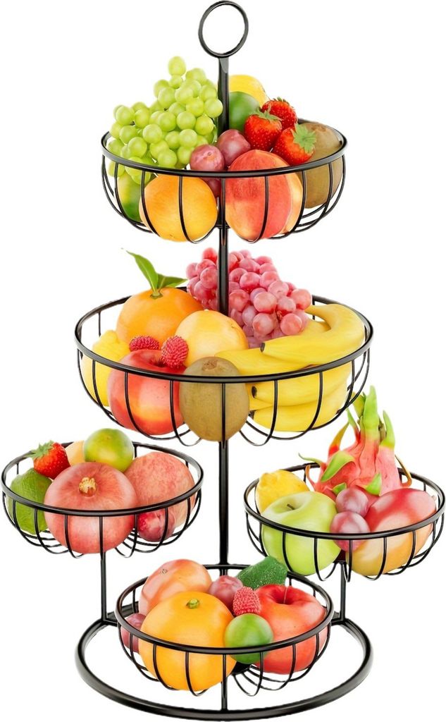 Obstkörbe, Obstschale, 5-lagiger Obstkorb, Produktbild
