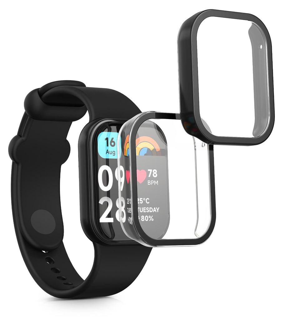 kwmobile 2x Glas Hülle für Xiaomi Smart Band 8 Pro / Smart Produktbild 