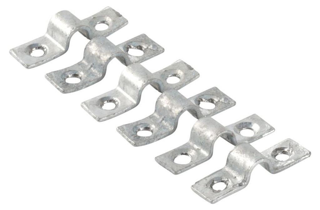 Plus Bügelbeschlag zum Stahlspalier verzinkt 6 Stück Produktbild 