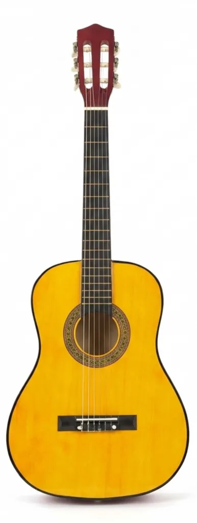 Guitare Enfant RockJam MA34-N : Cordes Nylon sans Douleur Bois Naturel
