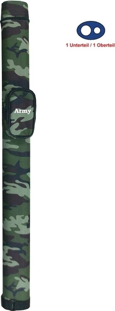 Köcher ARMY, Ausführung für 1 Unterteil /1 Oberteil