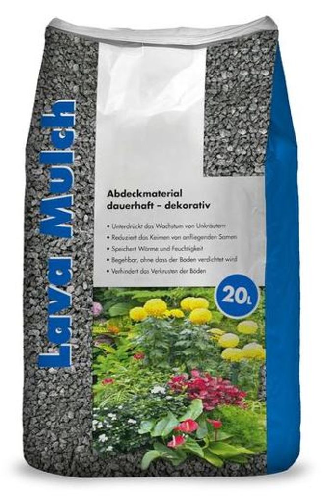 Hamann Lava-Mulch Anthrazit 8-16 mm 20 l Produktbild 