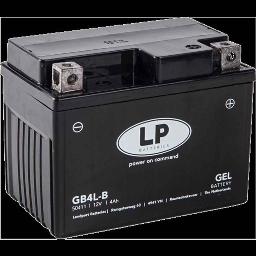 Batterie gel Landport LB4L-B 12V A (format 4AH) (SLA 12-4S) Image du produit 