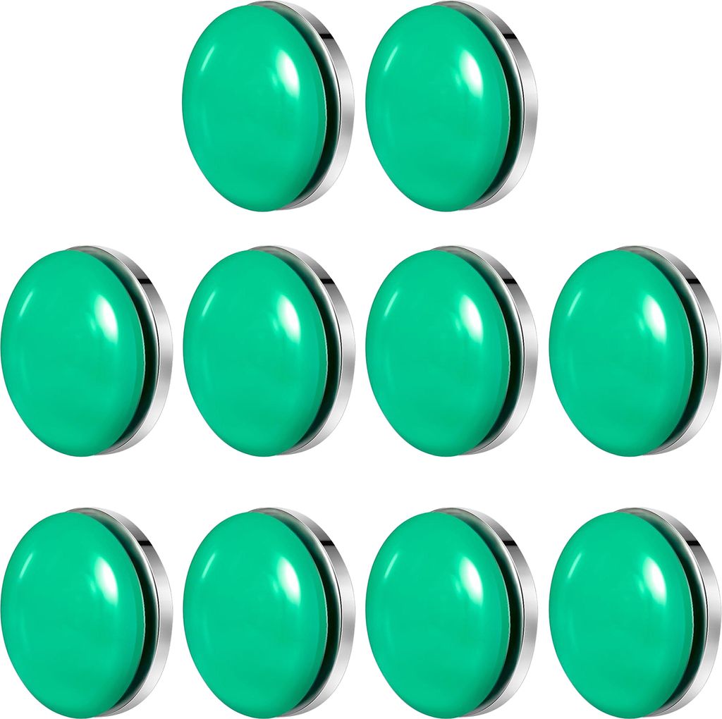 10 Stück magnetische Vorhanggewichte, wasserdicht, kompakte Größe, starke magnetische Tischdecken-Duschvorhang-Gardinengewichte