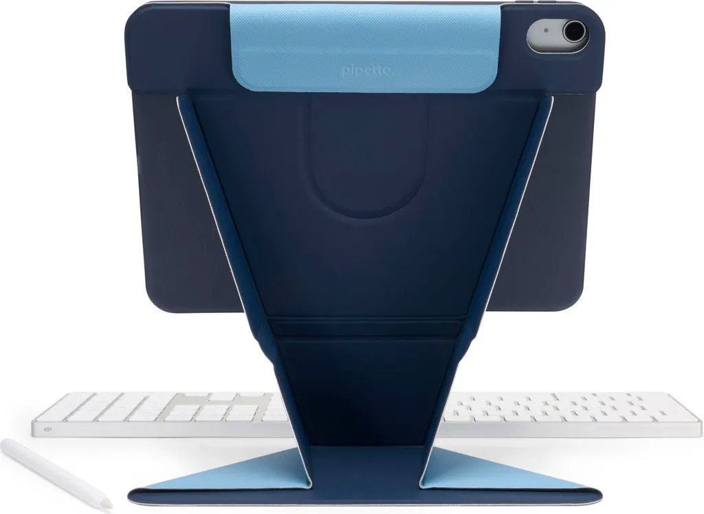 Pipetto Origami No6 Custodia con supporto, blu scuro - iPad 10,9" (2022)