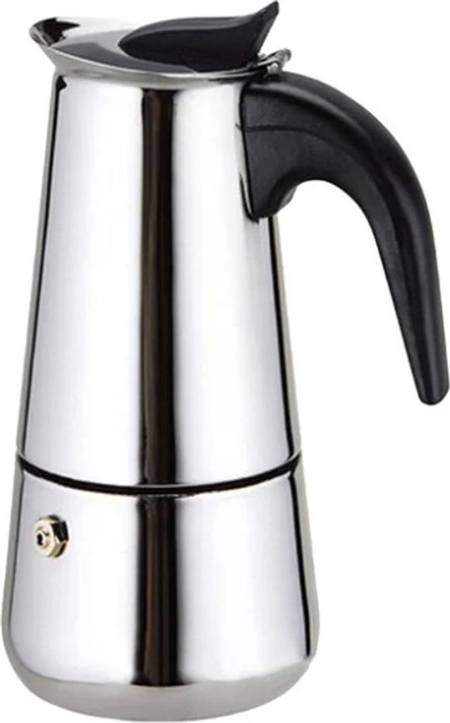 Espressokocher Tassen Espresso Mokka Kaffee Kocher Espressokanne Silber 6 Tassen