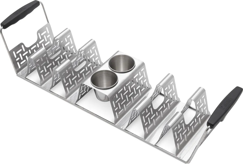 Support à tacos Weber pour barbecue : l'accessoire cuisson idéal en inox
