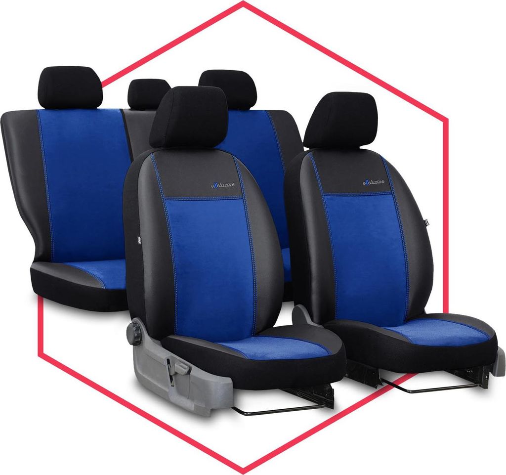 Sitzbezüge Auto Universal Schonbezug Autositzbezüge für Suzuki Swift V Blau Set