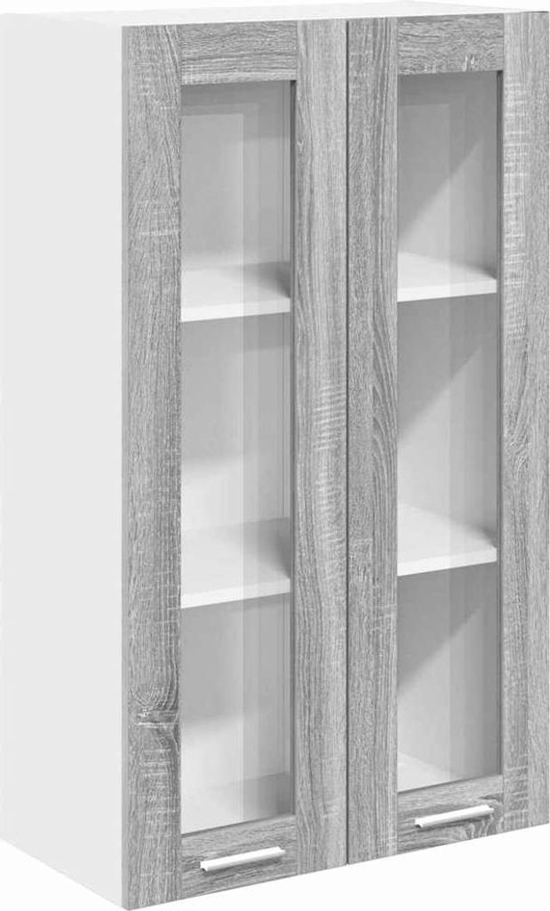 vidaXL Hängeschrank Graues Sonoma 60 x 31 x 100 cm Holzwerkstoff