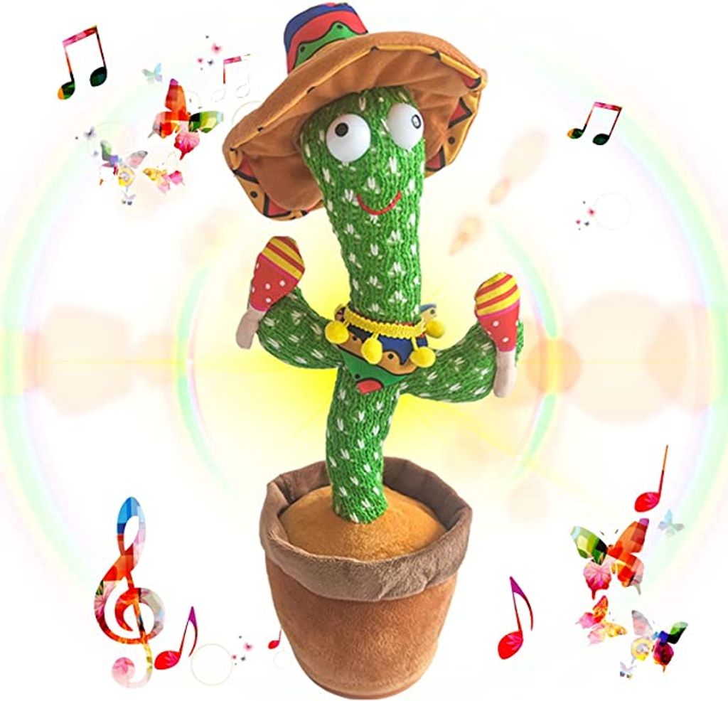 Sprechender Kaktus Plüsch-Spielzeug,Tanzendes