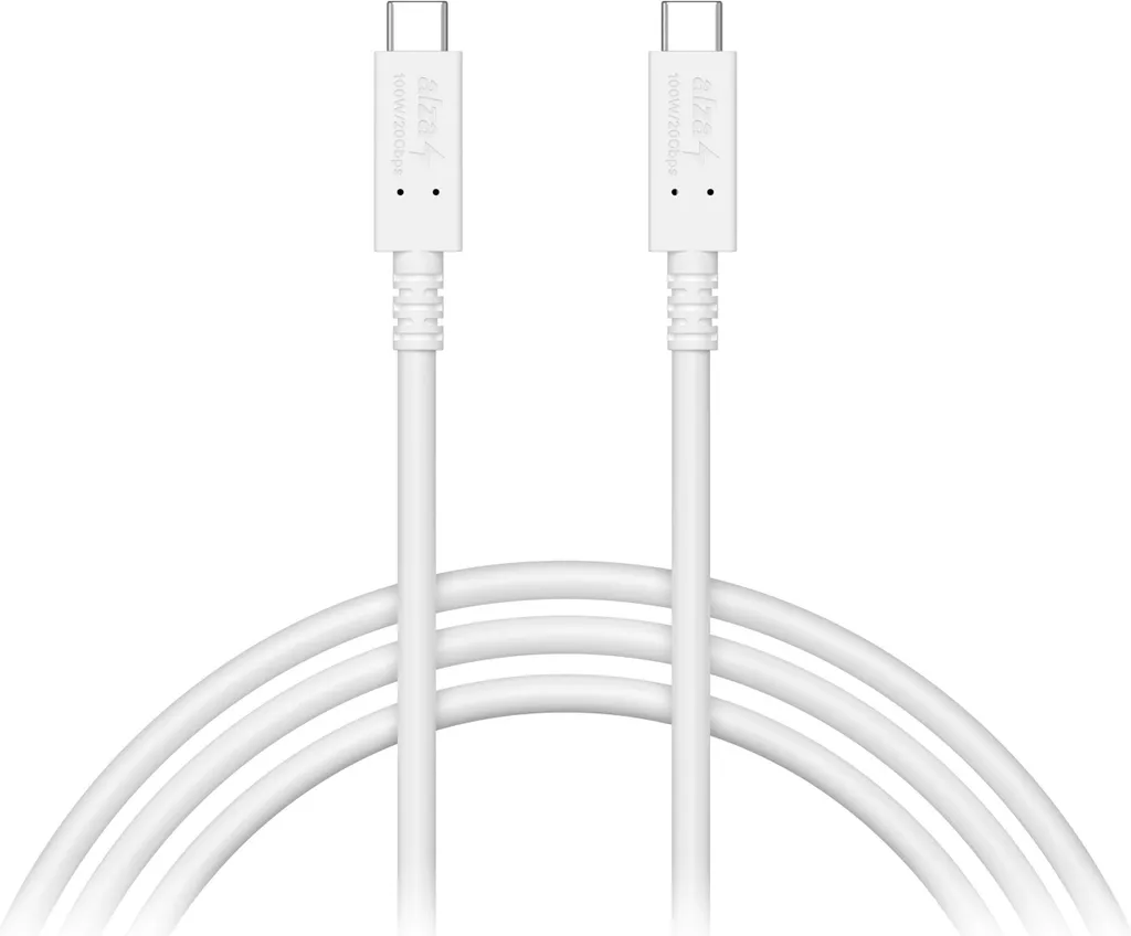 Câble USB-C d'alimentation et transfert USB4 AlzaPower Core 1m