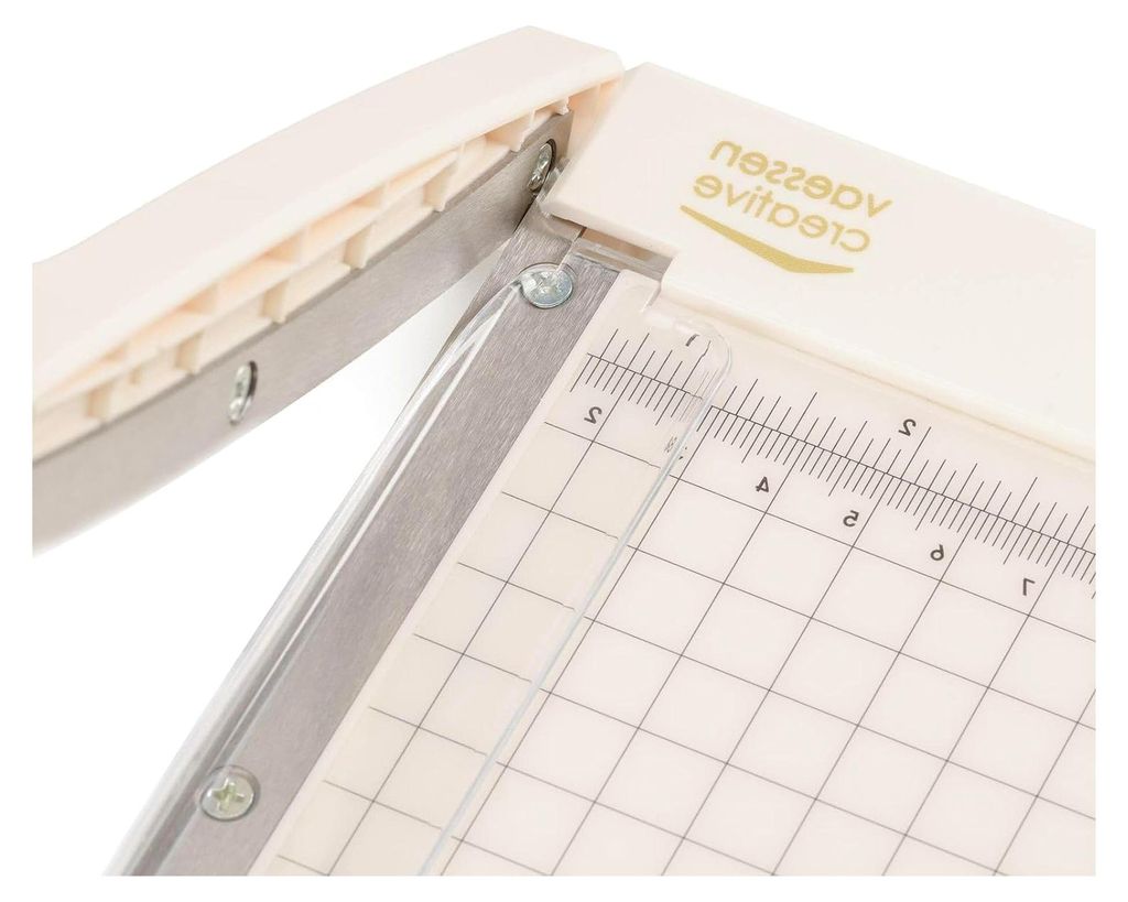 Mini Papierschneider | Kleine Guillotine Schneidemaschine | 10 x 15 cm Schneidefläche | Bis zu 5 Blatt gleichzeitig | Guillotine, Scrapbook, Hebel...