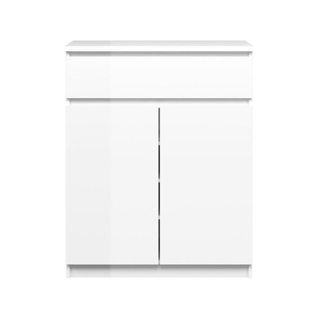 Nada Sideboard 2 Türen og 1 Schublade weiss hochglanz.