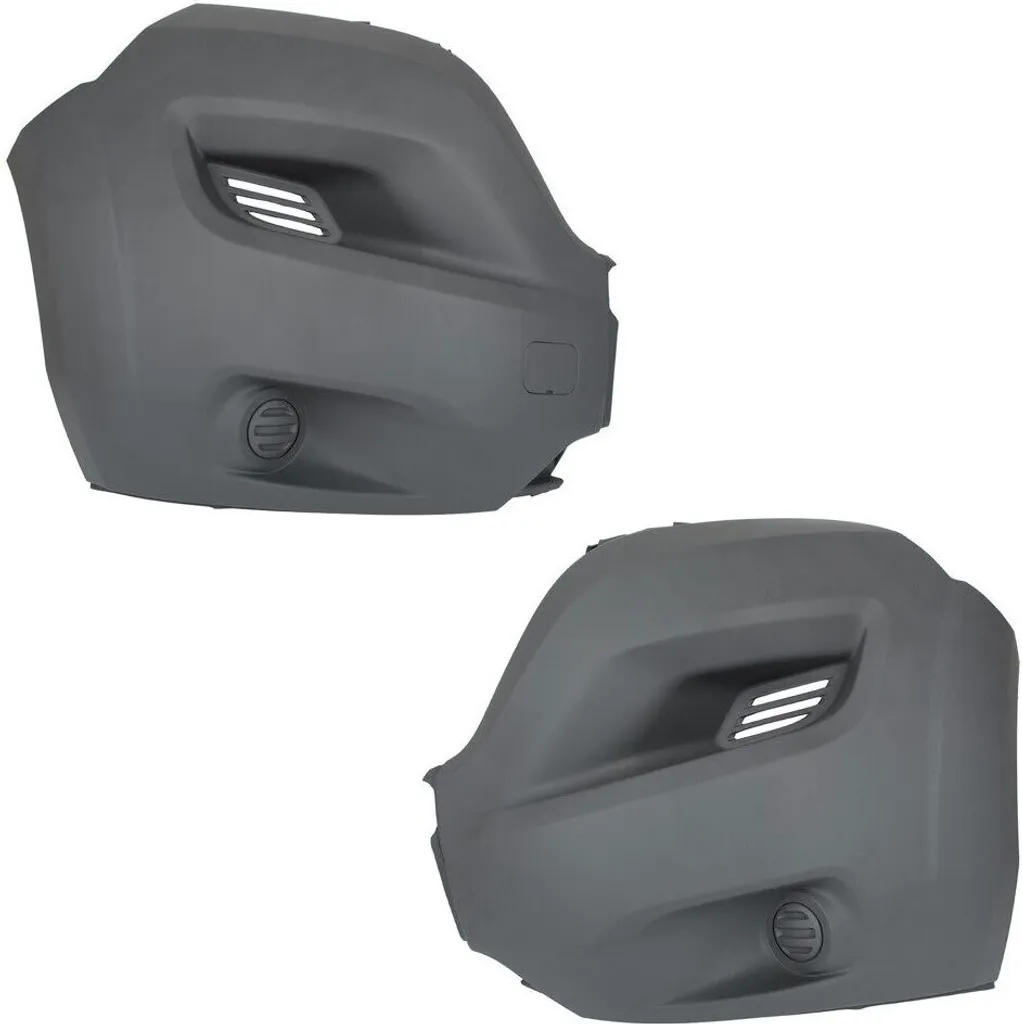 Coins de Pare-chocs Avant pour Fiat Ducato : Supports de Protection Noir