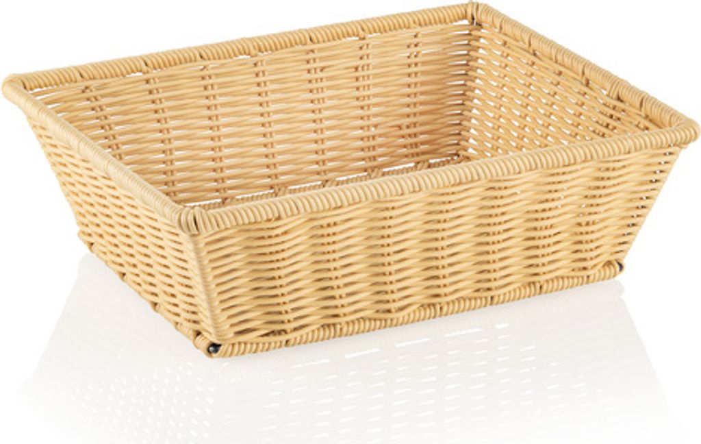 6x GN 1/2 Korb hellbeige Gastro, Polypropylen