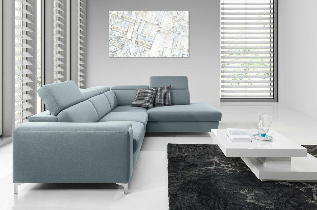 design Polster Eckcouch Sitz Polster Eck Sofa Couch Garnitur Schlafsofa Sofas