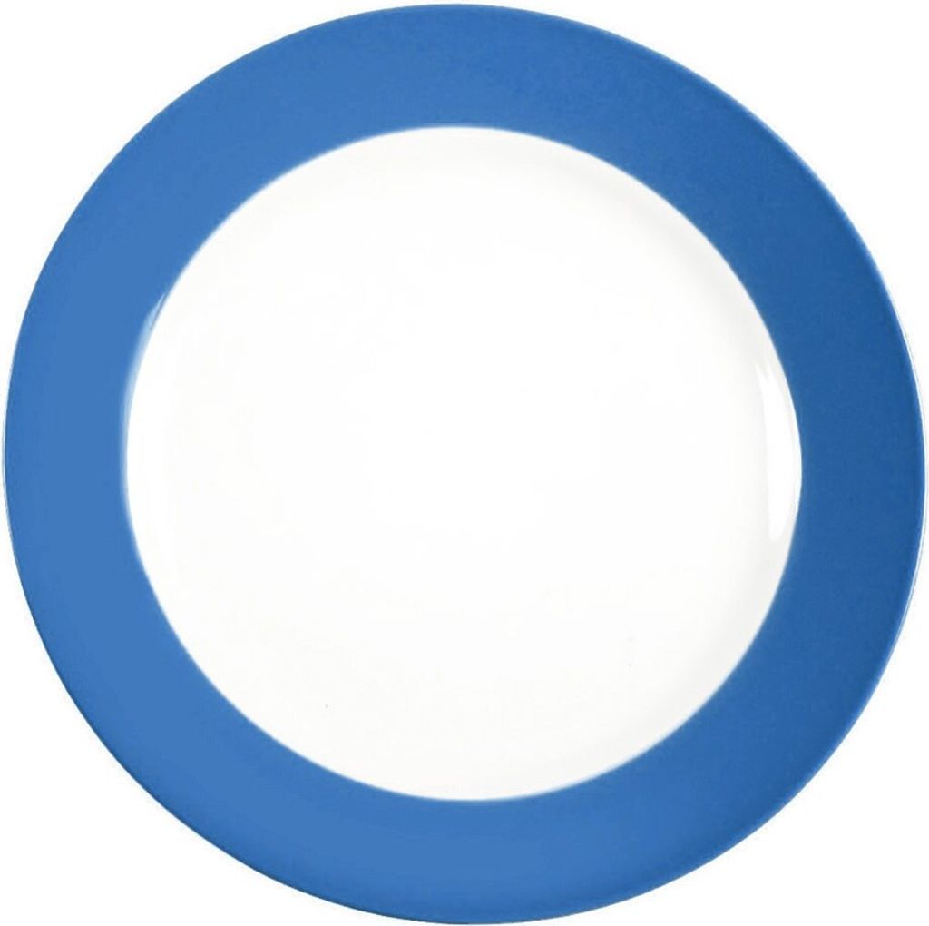 Doppio indigo-bleu Assiette à déjeuner - Décontractée, Image du produit 