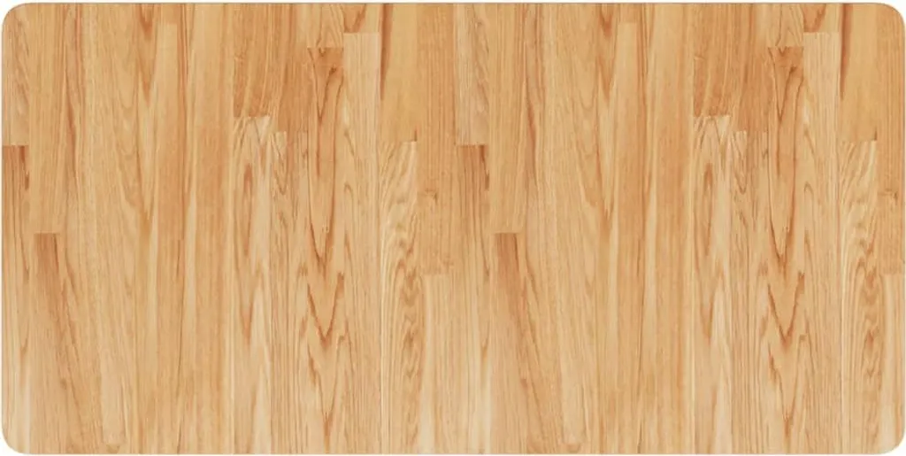 Top Mensola Lavabo 100x50 cm Legno Rovere Massello Trattato