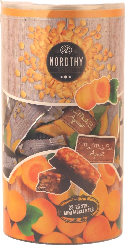 Nordthy Mini Müsli Bar Aprikose 23-25 Stk. 400g Produktbild 