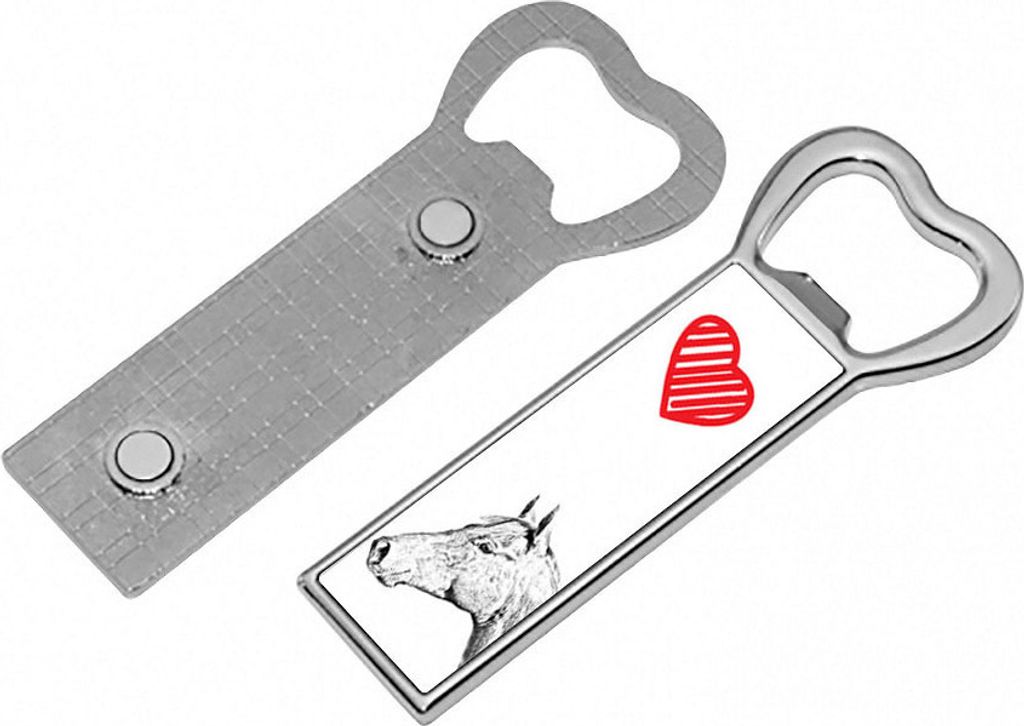 Holsteiner Pferd - Flaschenöffner mit Pferd, personalisierter Kühlschranköffner, einzigartiges Geschenk für Männer von der Marke Art-Dog