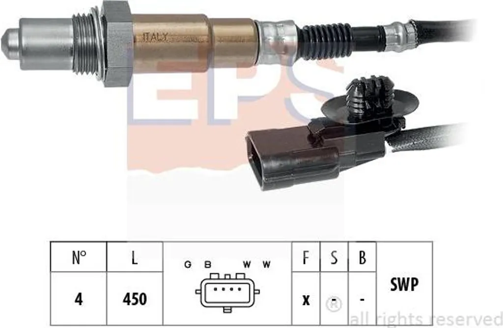 Sonde lambda régulation stable EPS 226A40713R pour Dacia Duster 4x4