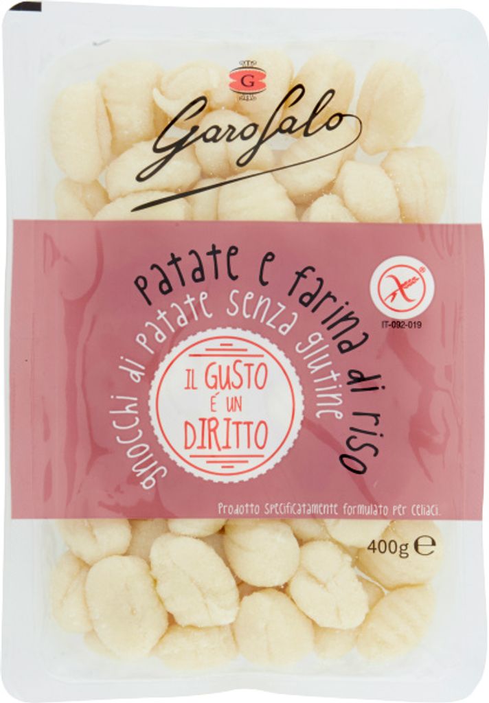 Glutenfreie frische Gnocco Di Patate Nudeln 400g - Garofalo Produktbild 
