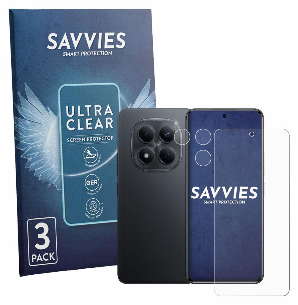 6x Für Xiaomi Redmi Note 15 Pro 4G (Display+Kamera) Produktbild 