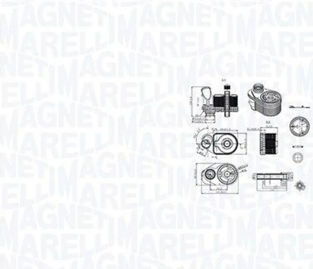 Magneti Marelli 350300001100 Refroidisseur Huile Moteur Ducato 250