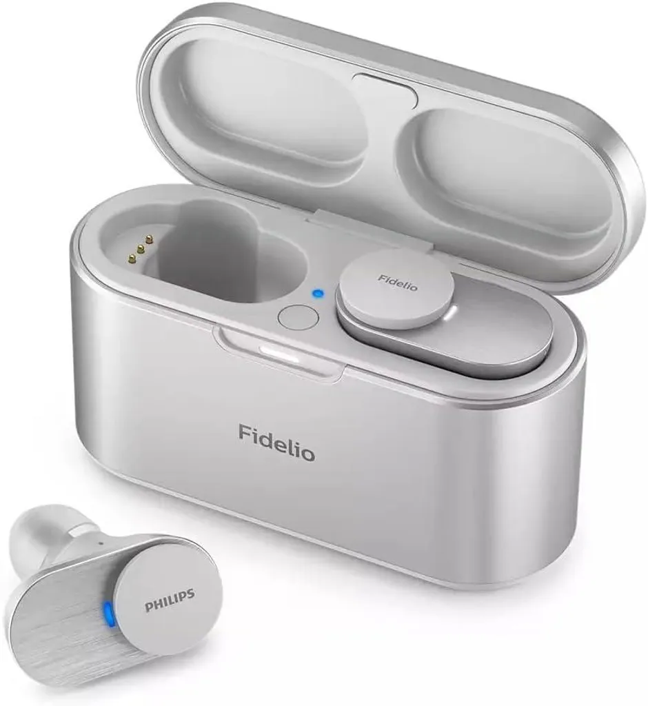 True Wireless Noise Cancelling Ohrhörer mit 48 Std Akku, Multipoint Bluetooth, Dynamischer Bass, Comply T1BK Ohrstöpsel, Schnellladung, Premium-Design