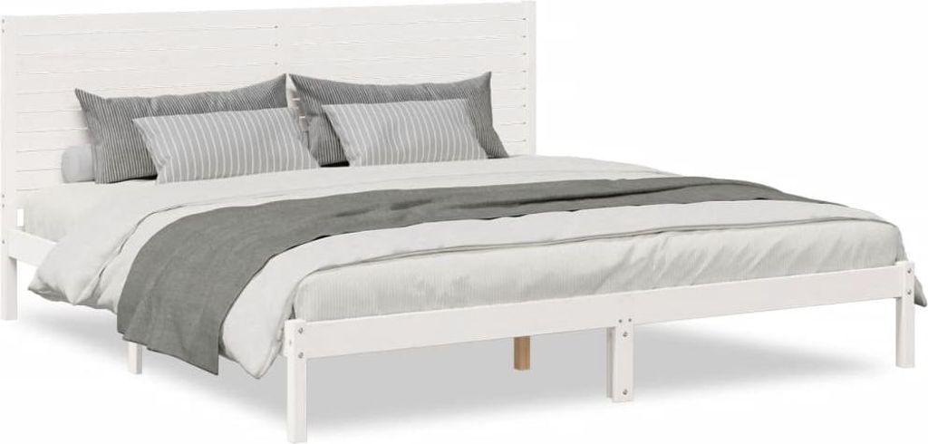 vidaXL Letto in legno massiccio extra lungo senza materasso Immagine del prodotto 
