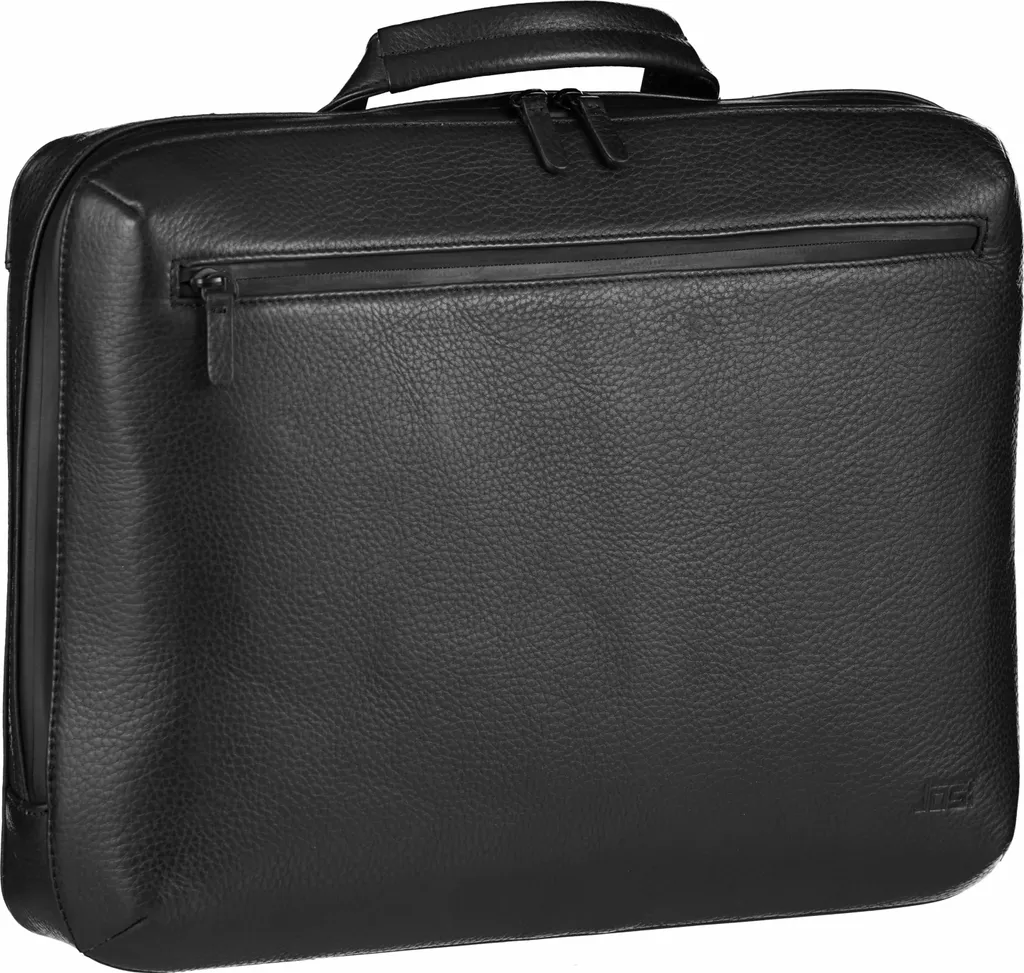 Jost Stockholm Cartella 40 cm Nero in Pelle Pieno Fiore | Business Bag