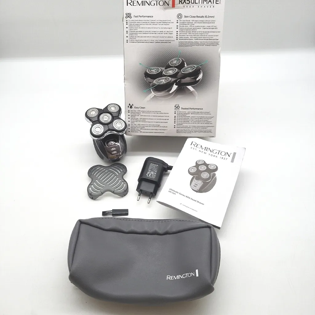Rasoir Électrique Chauve Remington Technologie Lithium et Design Compact