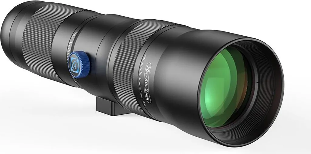 INF Téléobjectif Zoom 20-60x pour Smartphone iPhone et Android Noir