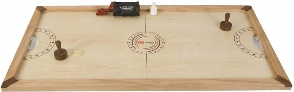 Sliding Hockey sur Table en Bois - Jeu Familial Interactif ECO Design