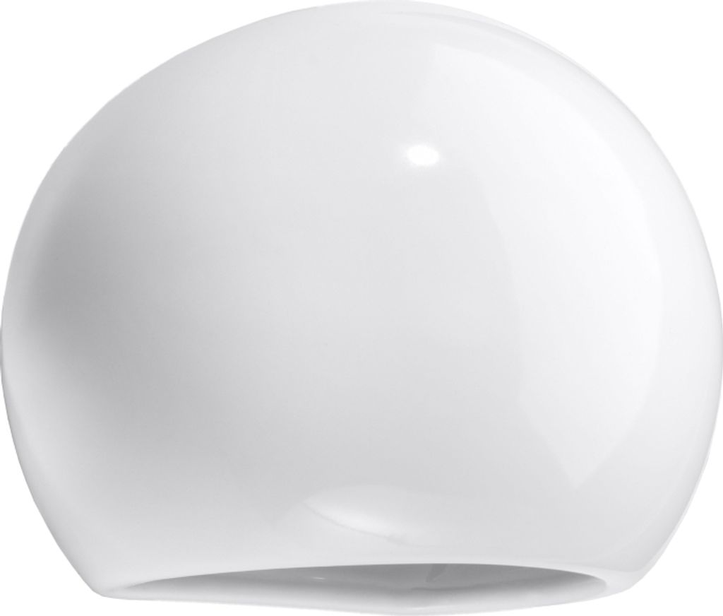 Lackierte Wandleuchte GLOBE weiß glänzend 1xE27 15W Keramik 14.5x13.5x17cm Sollux Lighting