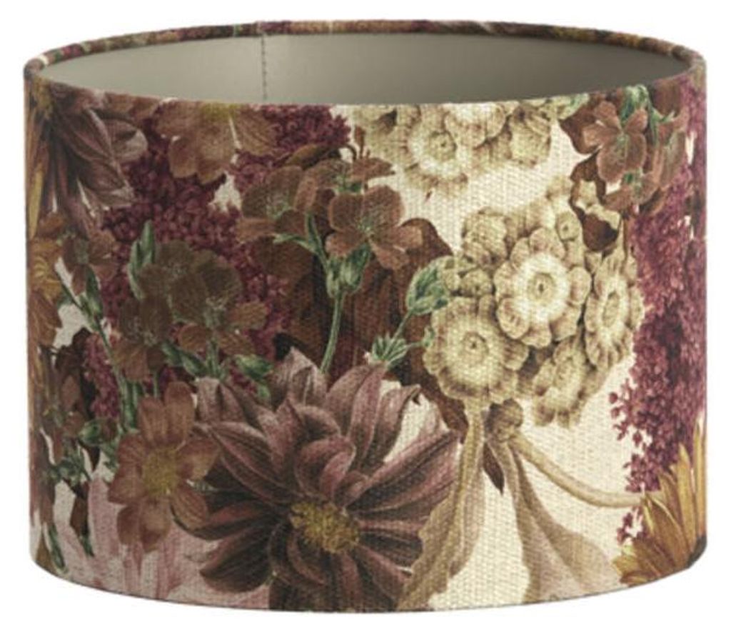 Abat-jour - blanc - ROSEWOOD - textile - E27 - 2225517 - Image du produit 