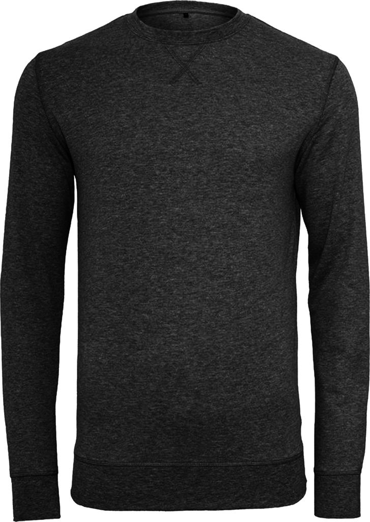 Build Your Brand Herren leichter Sweater RW5682 (M) (Schwarz)
