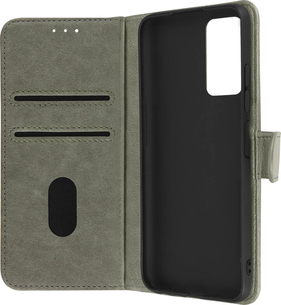 Cover Xiaomi Redmi Note 11 Pro 5G Grigio - Pelle PU e Supporto Video