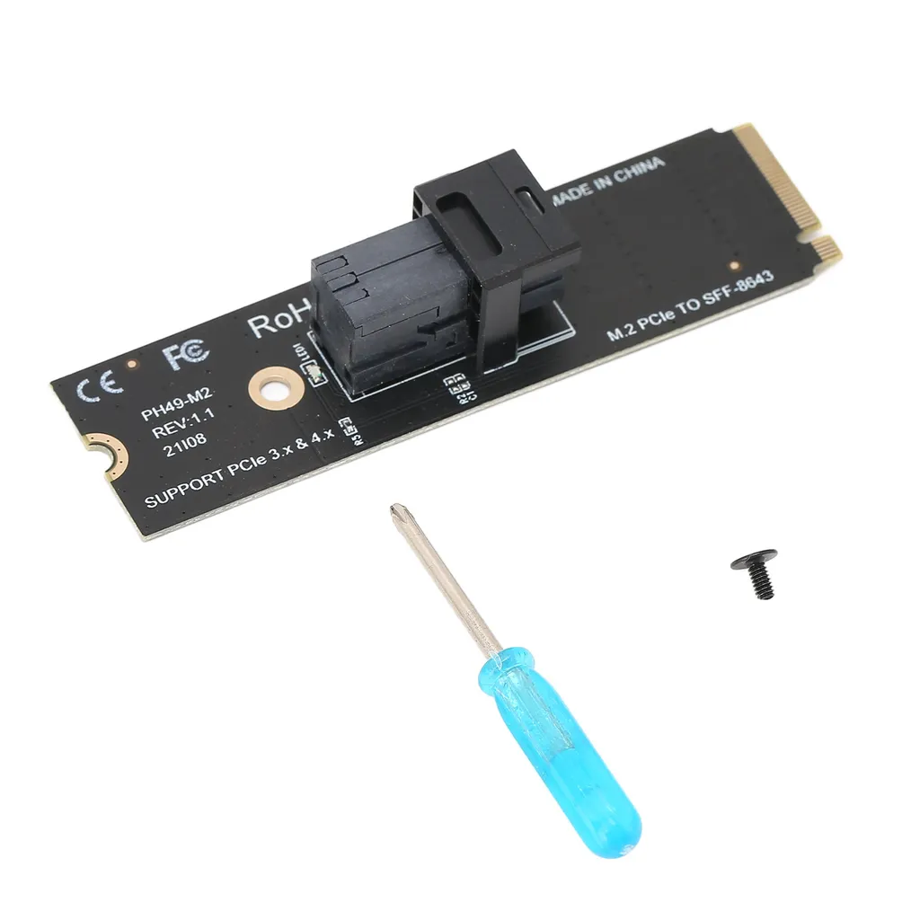 Adattatore M.2 NVMe a U.2 SFF-8639 - Scheda Espansione PCI-E Professionale - 4