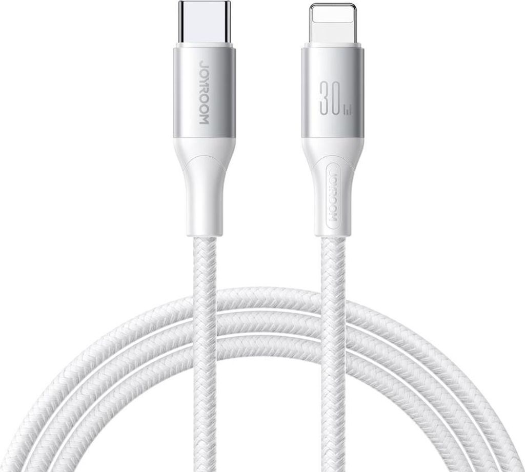 Joyroom Flash Series Schnellladekabel USB-C auf Lightning, 30 W, 1 m - Weiß