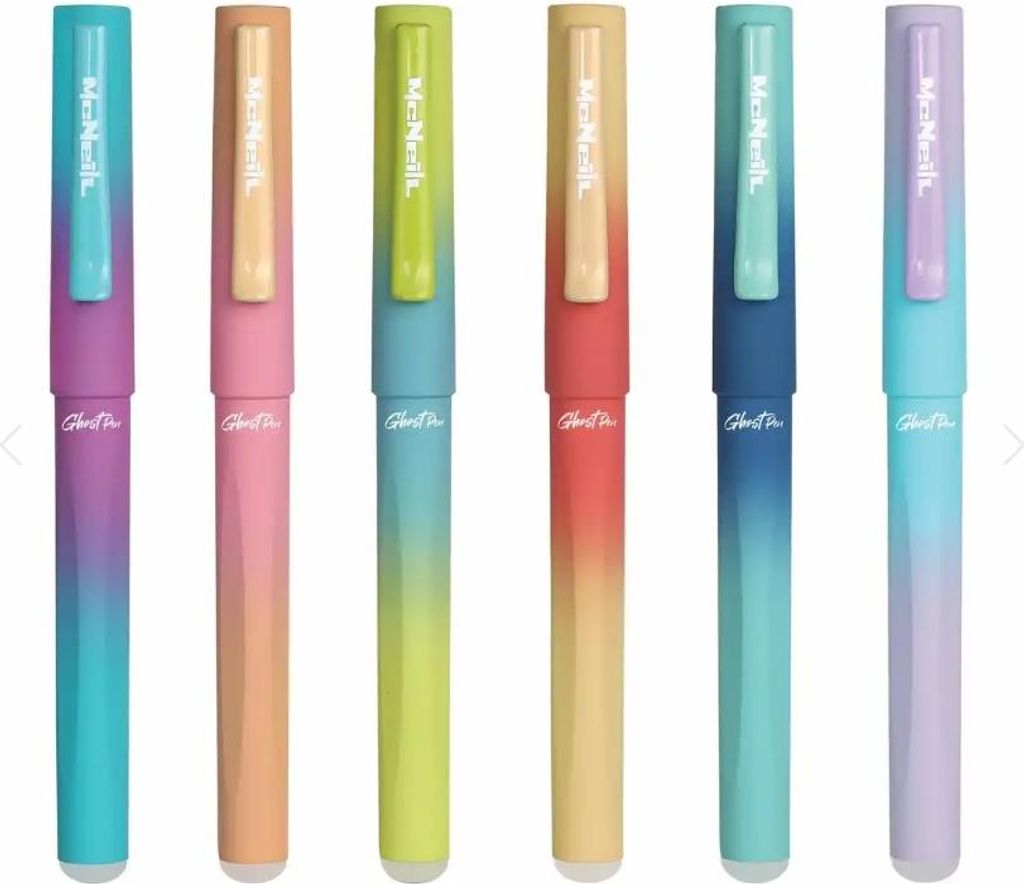 McNeill Füller Gummigriff, löschbar, 6 Gradient Farben mix Produktbild 