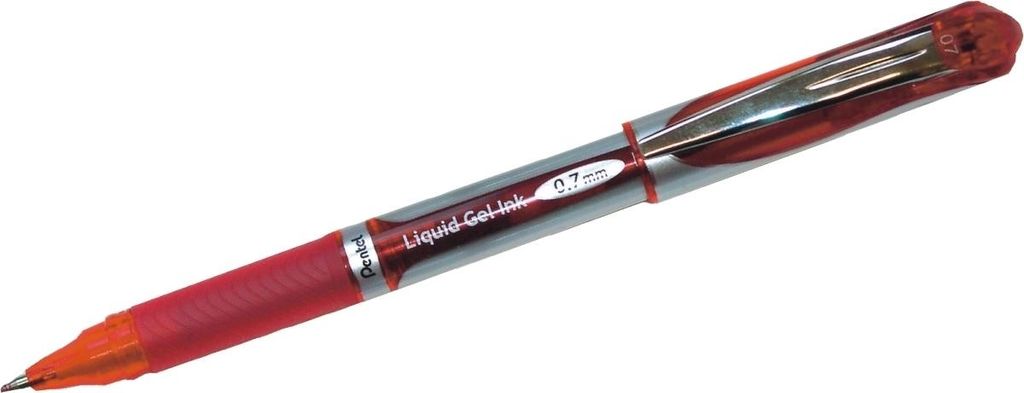 Pentel EnerGel Deluxe Verschlossener Gelschreiber Medium Rot 1 Stück(e)