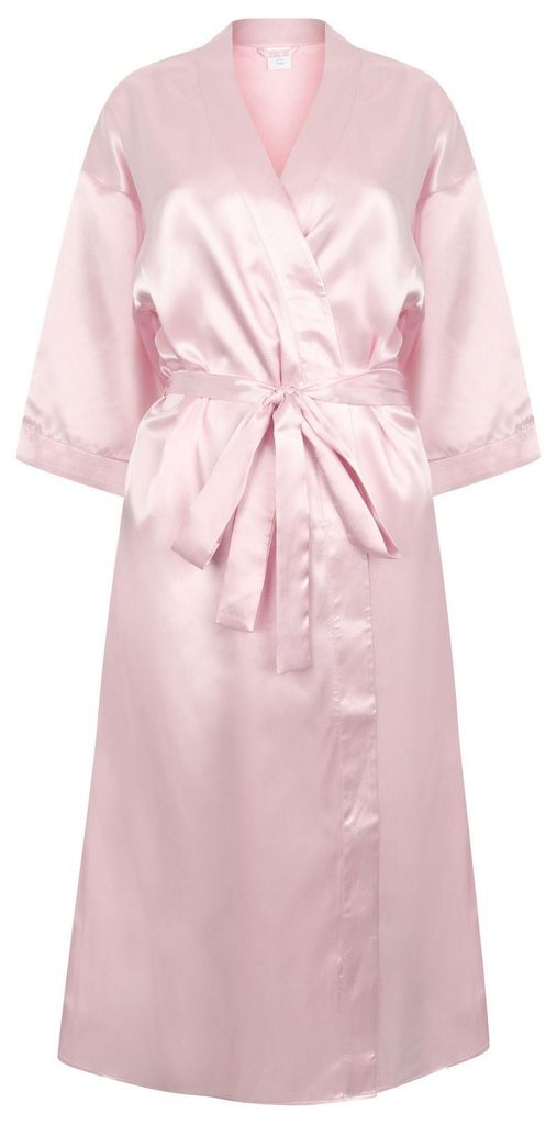 Towel City - Morgenmantel für Damen, Satin LT4017 (XS-S) (Hellrosa)