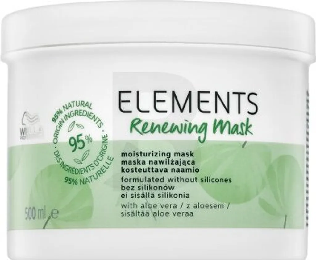 Masque Wella Elements Protection et Nutrition sans Silicones 500 ml