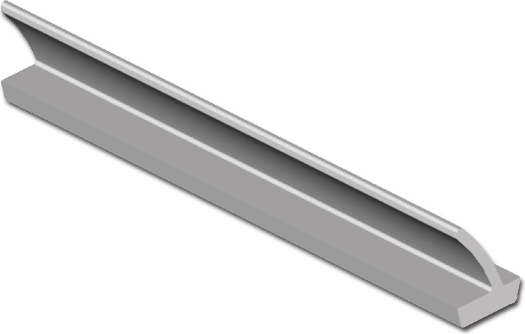 Covison Dichtungsprofil Isostar Lippe Ro 23, zum Eindrücken Kunststoff grau