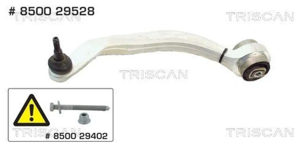 Bras de suspension renforcé TRISCAN 8500 29528 pour VW PASSAT 3B6