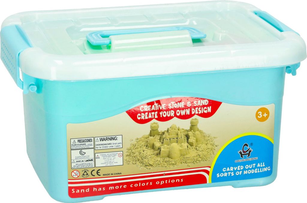 Kinetický piesok v krabici 2 kg formy modré Obrázok produktu 10
