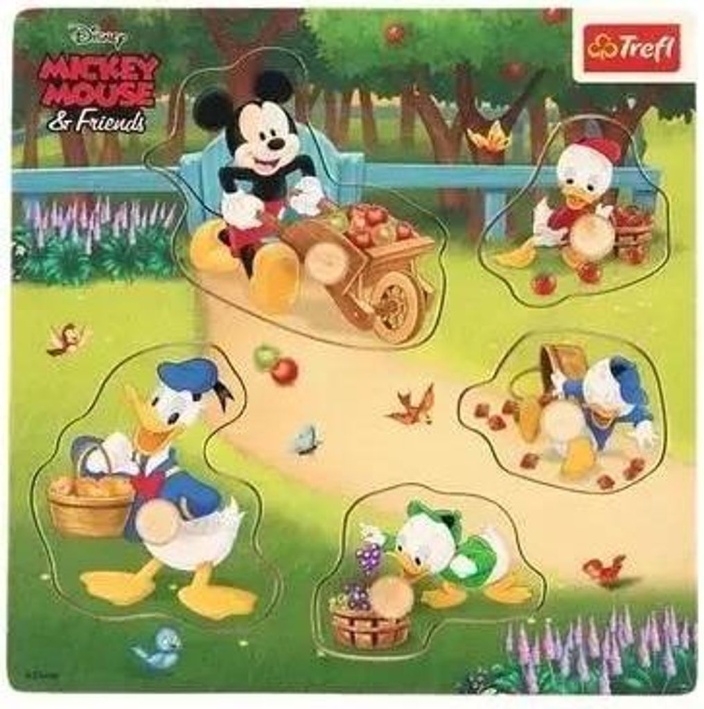 Puzzle mini drewniane - Mickey & Friends TREFL