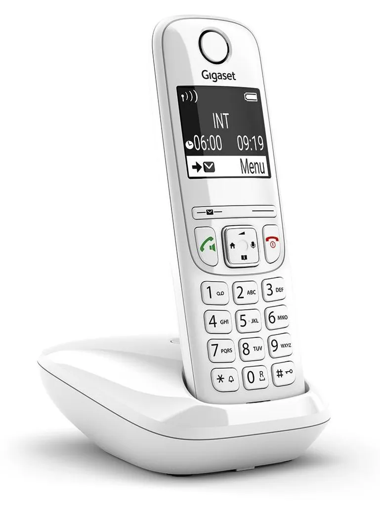 Gigaset AS690 Blanc : Téléphone sans fil DECT avec grand écran rétroéclairé