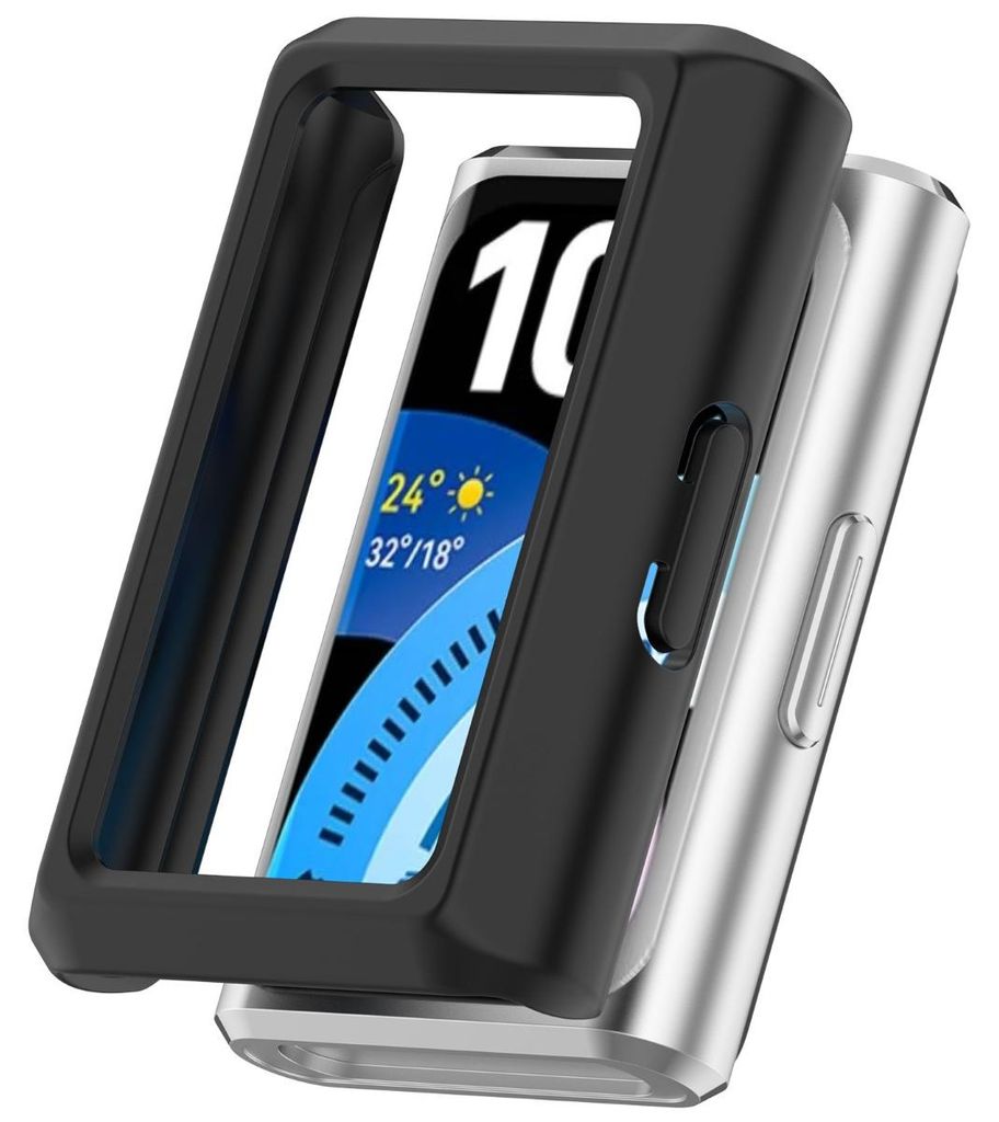 INF PC Schutzhülle 4.5cmx3.05cm für Huawei Band 11 Pro Slim Alltag Schwarz